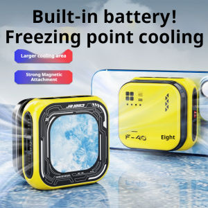 New F40 Phone Cooler AI Smart Temp Control Semiconductor Cooling External Battery Compatible with iPhone Samsung
