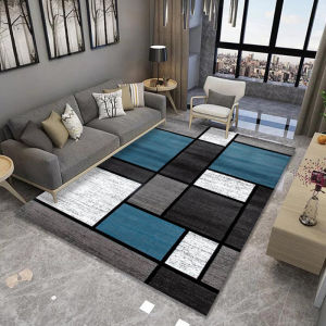 VIKAMA Mỹ Retro Phòng Ngủ Thảm Trải Đầu Giường Bền Chống Bám Bẩn Lối Vào Hội Trường Thảm Phong Cách Hiện Đại Phòng Khách Thảm Cửa Trang Trí Nhà 100% Polyester