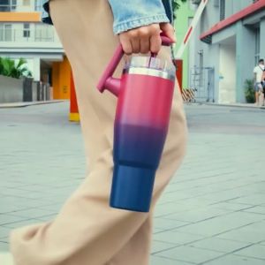 Raptor TWIST 32oz Tumbler Portable Lightweight Unique Rotating Handle Double-Wall Vacuum Insulation Cup Holder-Friendly Design Rust-Resistant Durability Drinkware 18/8 Stainless Steel