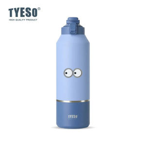 TYESO | Tyeso 2000ML Big Water Bottle with Handle Leak-Proof Lid for Outdoor Sports Hiking Thermoses Travel Mug Vacuum Flasks With Eye