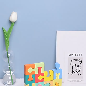 【SG Stock】Wooden Shape Matching Interlocking Puzzle Blocks Kids Geometric Shape Recognition Educational Toy