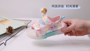 Sandal cho bé gái - giày đi học bé gái ( hình công chúa Elsa )SD227