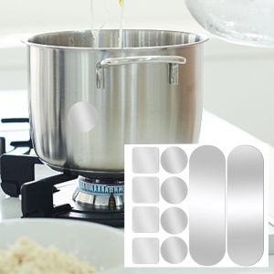 1/3/5 Set Pratical Repair Pot Patches  Kit Bucket Saucepan Crack Repair Sticker Waterproof High Temperature Resistance Aluminum Foil Tape Kitchen Tools