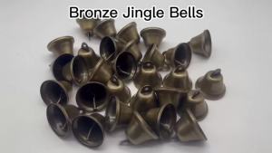 Vintage Brass Jingle Bells 38mm Small DIY Beeds Rope Crafts Kits Wind Chimes Housebreaking Dog Training Wedding Christmas Decor