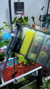 กล่องกรองโมดูลาร์DIY  กรองแขวนตู้ปลาXP-03ถึงXP-13 Proระบบเติมออกซิเจน+กรองครบจบในที่เดียว ไซส์ปรับได้ถึง 38.5 ซม.