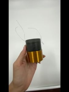 ว้อยลำโพงสำหรับสับ 4โอม รถยนต์ 49.5 มม 49.5 โอม 4 หู ทองแดง 4 ชั้น พันมือ และว้อยทนความร้อนสูง