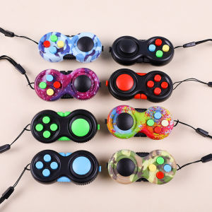 High Quality Fidget Game Controller Model with 8 Fidget Functions Game Focus Toy Cube to Relieve Stress and Anxiety Gift