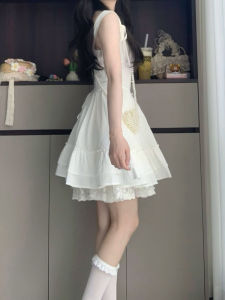 CHANGTONG | Cute Unique Short White Dress