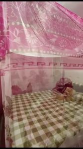Kelambu Motif Bunga Premium Tebal Jumbo 180x200cm Termurah