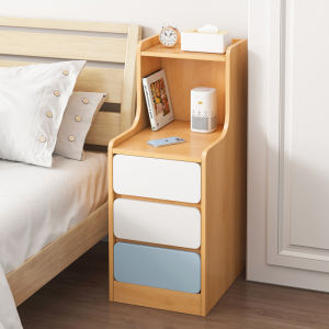 Narrow Bedside Storage Cabinet