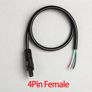 4Pin 5Pin 6Pin Jack Male Female Plug Car DVR Camera Extension DIY Cable Cord Power Wire Length 0.5m 1.2m 1.8m
