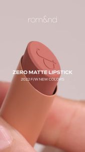 [LIVE] [Muteral Nude] Son thỏi lì lên màu siêu xinh Hàn Quốc Romand Zero Matte Lipstick 3g