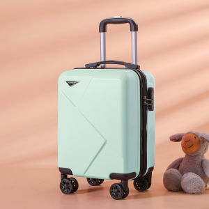 Fashionable 14-Inch Spring-Autumn Air Travel Luggage Small 16-Inch Password Lock Carry-On Suitcase with Four-Wheel Rotation