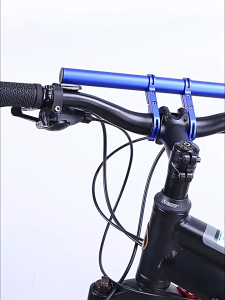 Handlebar Sepeda Extender Mount Aluminium Bracket Rack 20cm - Extender BR134 Stang Sepeda