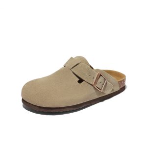 Belle Mens Slip-On Sandals Leather Comfortable Casual Shoes Head Cover Slippers Autumn Season Wear Outdoor A1076BT3