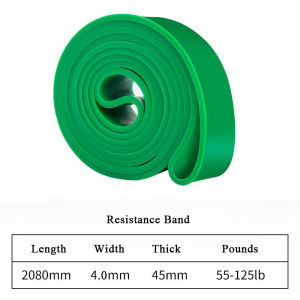 Heavy Duty Resistance Bands 208cm Long Exercise Bands for Pull Up Assistance Strength Training Fitness Equipment for Home & Gym