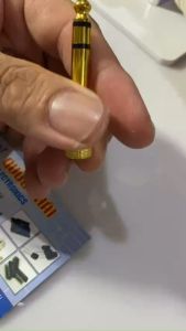 JACK CHUYỂN 6LI STREREO RA JACK 3.5 (KIM LOẠi XI VÀNG)