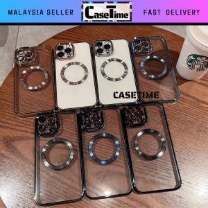 IPH 11 11 Pro Max 12 12 Pro Max 13 Pro 13 Pro Max 14 14 Pro 14 Pro Max 15 15 Plus 15 Pro Magnetic Charge Camera Protect Soft TPU Fashion Phone Soft Case