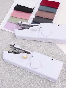 Portable Sewing Machine Electric Handheld Mini Sewing Machine for Home and Travel Use