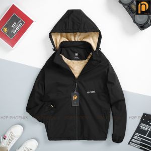 Áo Gió Nam Chống Nước Cao Cấp Loại 2 Lớp Lót Lông Cản Gió Chống Thấm Ngăn Tia