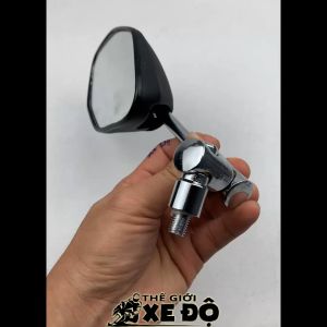 Kính chiếu hậu xe máy xoay gập 360 độ gương xe máy kích thước chuẩn giao thông có thể xoay gập gọn vào đồng hồ
