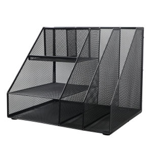 Good | Multi-Function File Organizer 3-Layer Standing Desk File Organizer