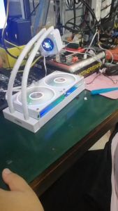 CPU Liquid Cooler 240 Astrobeat พัดลมระบายความร้อนซีพียูระบบน้้ำ ปรับSpeedพัดลมอัติโนมัติตามอุณหภูมิCPU พร้อมจอแสดงอุณหภูมิ For Intel LGA 115x/1200/1700 AMD AM4/AM5