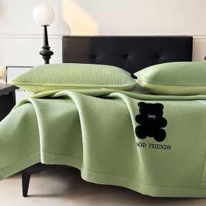 Ice Silk Cooling Mat Set a Class Maternity And Infants Grade Three Piece Set Single Person Washable Summer Comfortable Bedding