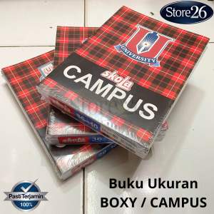 Buku Tulis Boxy Skola / ALFA Campus 50 & 36 Lembar (Pack)
