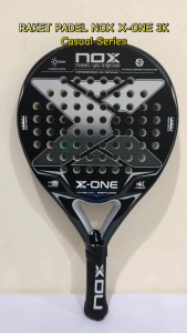 NOX Racket Padel X ONE 3K Fiber Casual Series / Raket Padel Carbon Nox X One 3K Rough Surface 3D