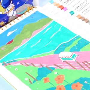 Combo Bút Lông Màu Acrylic 24/36 Ngòi Dành Cho Trẻ Mẫu Giáo Vẽ Tranh Màu Mực Nâng Cấp Màu Sắc Tươi Sáng An Toàn Không Hại