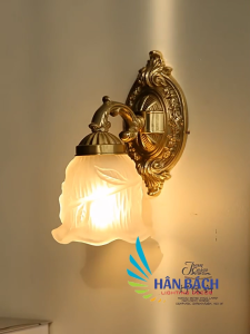 [VỪA RẺ - VỪA ĐẸP] Đèn tường phòng khách phòng ngủ đèn tường studio đèn décor phong cách cổ điển sang trọng HÂN BÁCH