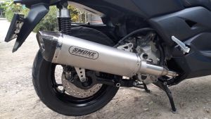 Knalpot Honda Forza Ngebass Full System Smoke Muffler Tipe M1 Titan
