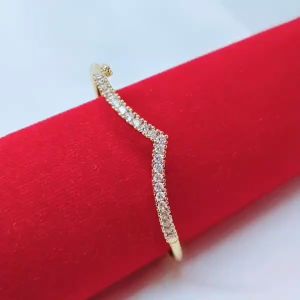 Gelang Tangan Bangle Wanita Aksesoris Fashion Awet Tahan Lama Anti Karat Cocok Untuk Harian R8-7E