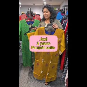 JEEL Punjabi Suits with Straight Cut Pants for Traditional and Casual Wear H Series