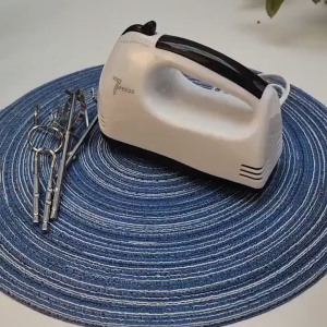 7-Speed Electric Hand Mixer with 4 Stainless Steel Beaters and Hooks 250W Powerful Motor Easy to Use for Baking Cake Egg Cream Food Beating Compact for Storage