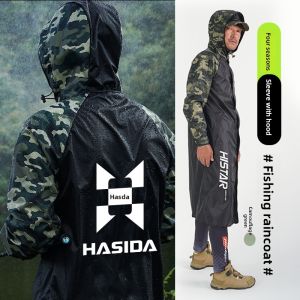 HISTAR | Hastar Long Ultra-Thin Breathable Waterproof Fishing Raincoat Mens Summer Season Thickened Version Full Body Protection