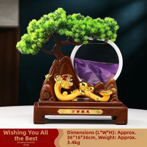 JUSHANYUAN | Wealth Attracting Safety Charm Decorative Figurine