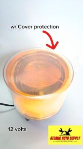 LED MAGNETIC WARNING LIGHT (AMBER) -12V - USE FOR FORKLIFT CARTRUCKS AND HEAVY EQUIPMENT VEHICLES - 100% HIGH QUALITY PRODUCT    #ATOMICAUTOSUPPLY