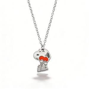 Bandai | Snoopy Cartoon Creative Kawaii Necklace for Men and Women Best Friend Parent-child Style Sweater Chain