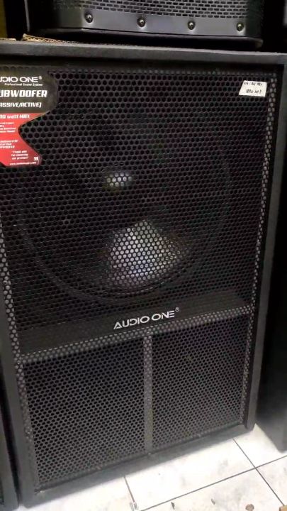 Audio One Subwoofer Type MS 118 Lapangan Super Bass Model Mini Scoop 18 Inch Garansi Resmi | DM