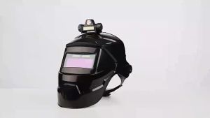 READY MERISHOP Helm Las Full Face Otomatis KEDOK TOPENG  Gelap Terang Listrik with Headlamp - 100
