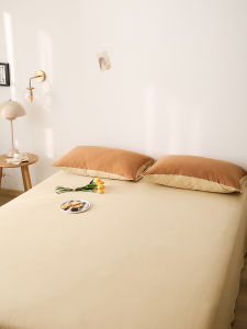 Soft Pure Cotton Knitted Bed Canopy Protective Mattress Cover Single Piece Indian Cotton Bedding Soft Comfortable Bedding