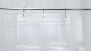 2 Pack Mesh Shower Hanging Caddy 7 Pockets Hanging Shower Organizer with Metal Loop Portable Bathroom Shower Bag for Shampoo Body Wash Soap and Cruise Ship Essentials