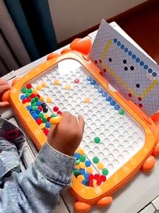 PAPAN DIY Kepiting Magnetic Drawing Board Papan Manik Magnet Serbaguna Mainan Edukasi Anak