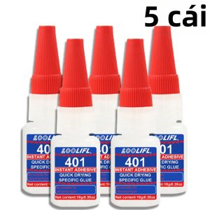 LOOLIFL | Loolifl 401 Keo Dán Siêu Tức Thì Khô Nhanh Không Thấm Nước Cho Kim Loại Nhựa Gốm Sứ Da - Liên Kết Chắc Chắn Sửa Chữa Đồ Thủ Công DIY