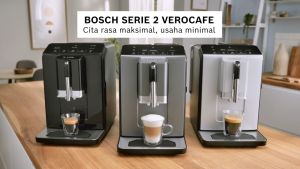 Bosch TIE20301 Fully Automatic Coffee Machine / Mesin Kopi Seri 2