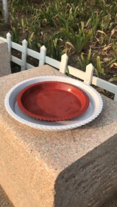 【10pcs】Plastic Flower Pot Plant Tray Indoor And Outdoor Decoration Transparent Green Plant Flower Pot Tray