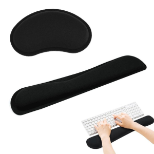 Keyboard Wrist Rest and Mouse Wrist Rest Pad/Ergonomic Mouse PadNon-slip Memory Foam Keyboard Wrist Pad