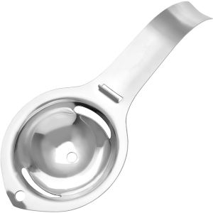 Egg Separator Egg Yolk White Filter Stainless Steel Egg White Yolk Sifting Filter Egg Divider Kitchen Gadgets Egg Extractor
